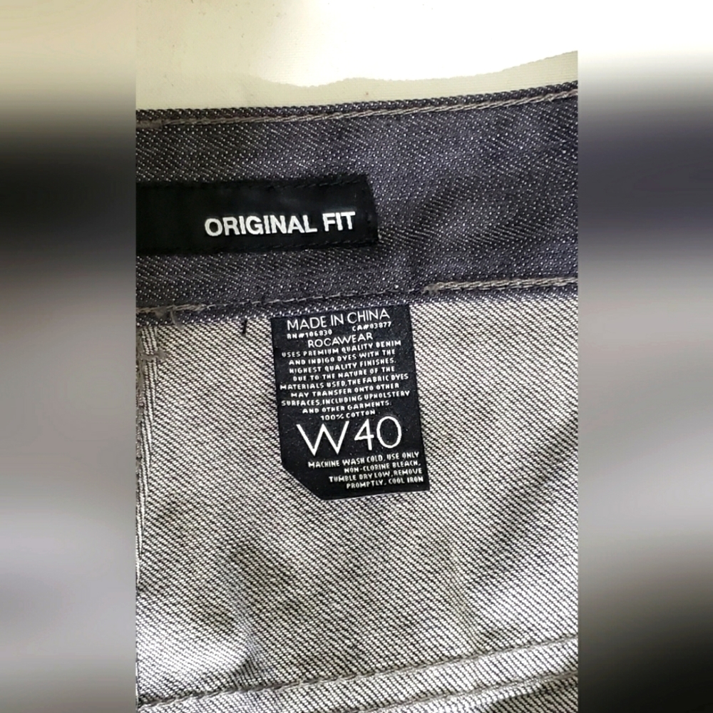 Rocawear R+, original fit men's jeans. 40x32,NWOT, cool Y2K vibe - Picture 4 of 14
